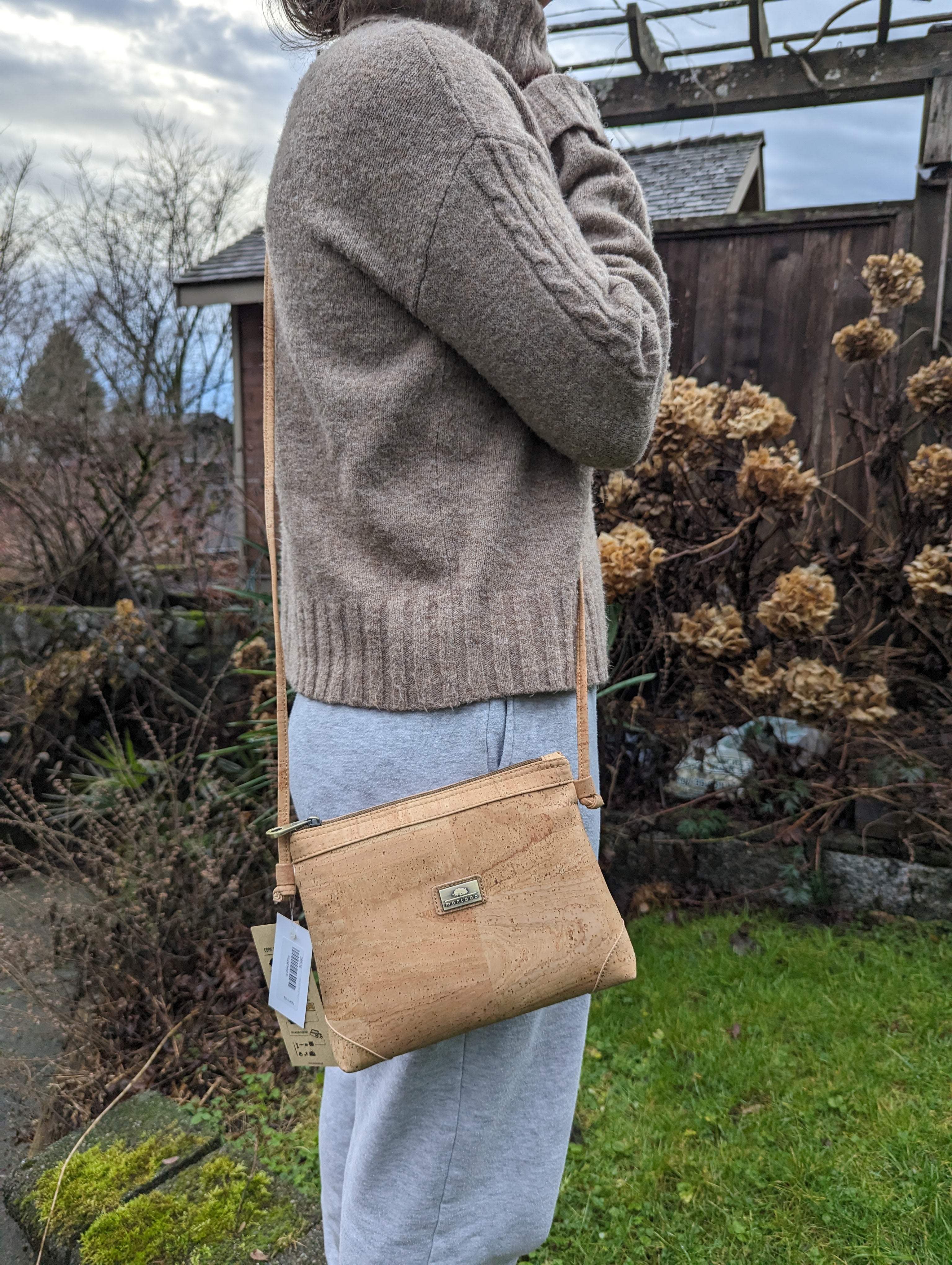 Cork crossbody purse sale